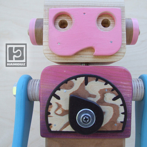 ROBOT - modrý s růžovou hlavou — foto 3