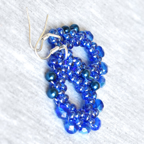 "Blue Drops" náušnice — foto 2