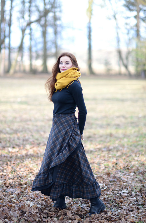 Zavinovacia sukňa Iveta — foto 5