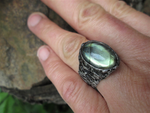 Prsten ,, Mystic " s labradoritem — foto 3