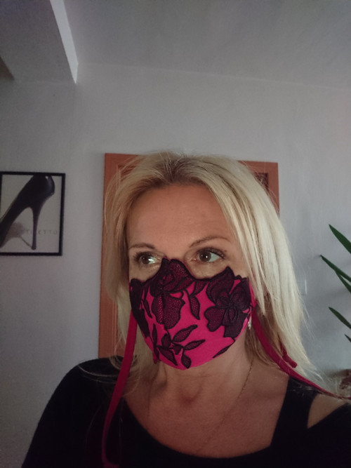 Stylová krajková rouška — foto 2