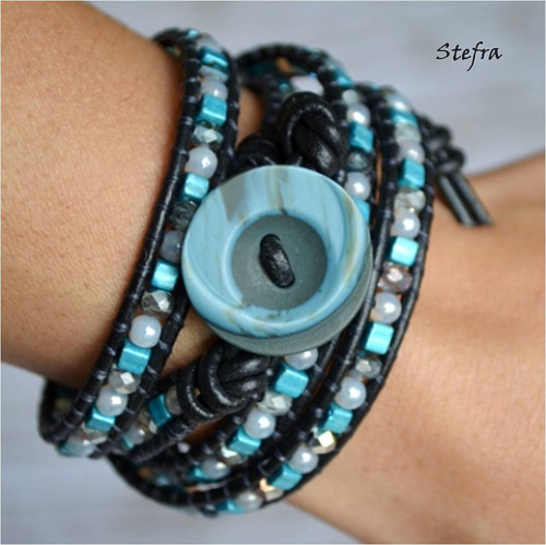 Symphony - wrap náramek / wrap bracelet — foto 6