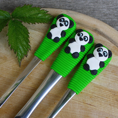 DĚTSKÝ PŘÍBOR: PANDA 3 ks — foto 3