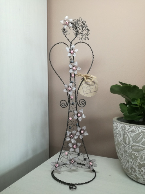 Anděl drátovaný 34 cm — foto 3