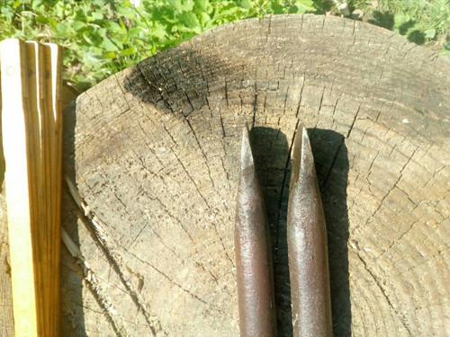 Kovaný sekáč (materiál tankový čep) — foto 2