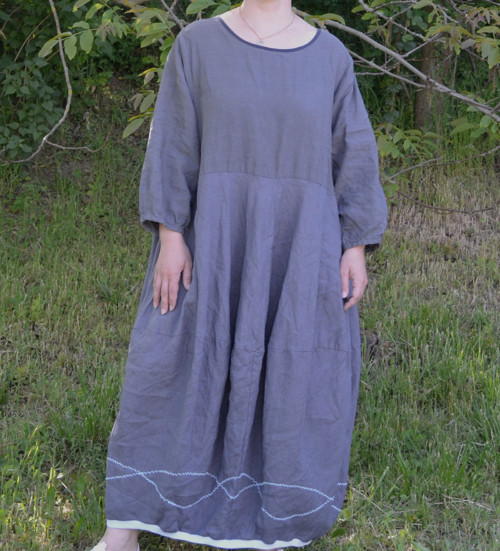 Boho chic / lněné maxišaty — foto 4