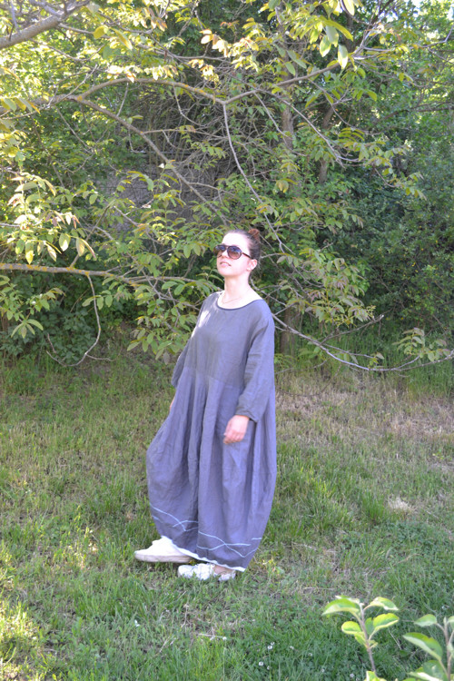 Boho chic / lněné maxišaty — foto 6