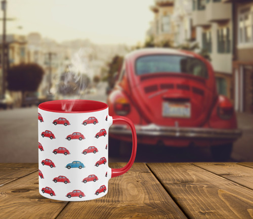 Hrnek Vw Beetle Blue One — foto 2