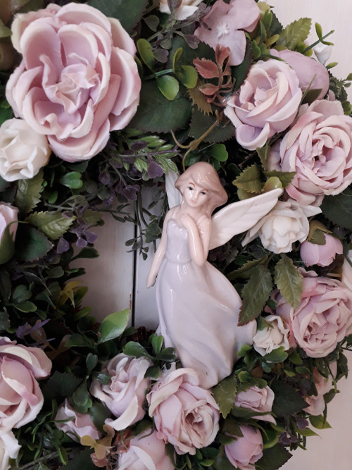 Věnec romantik "čajové vrůžičky" — foto 5