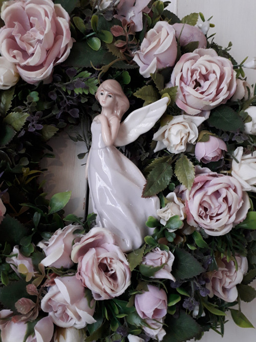 Věnec romantik "čajové vrůžičky" — foto 2