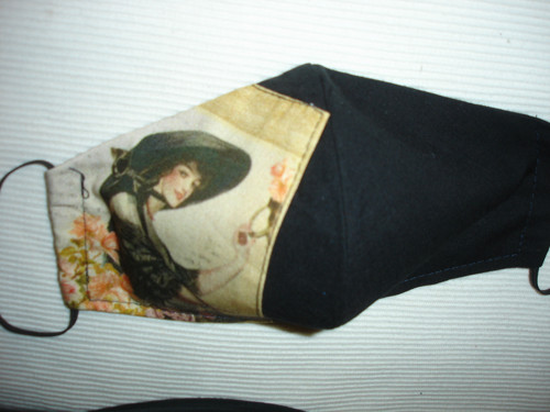 Textilní rouška "vintage" — foto 2