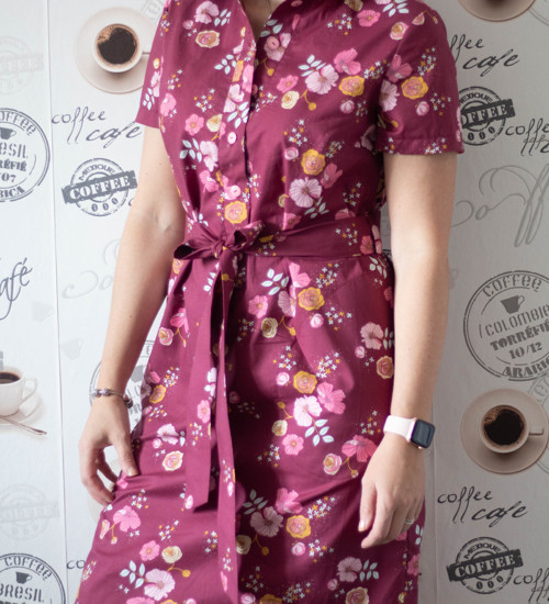 Šaty Sofie vínové — foto 2