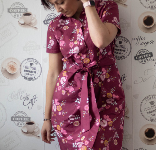 Šaty Sofie vínové — foto 5