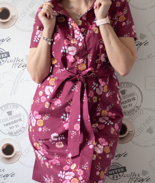 Šaty Sofie vínové — foto 6