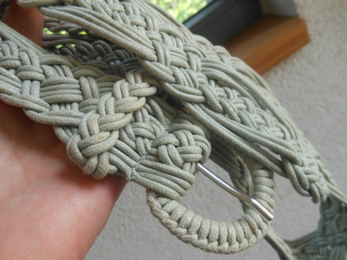 Boho pásek macramé, drhaný — foto 2