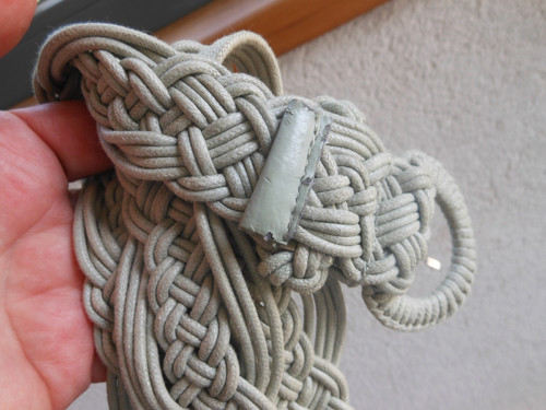 Boho pásek macramé, drhaný — foto 3