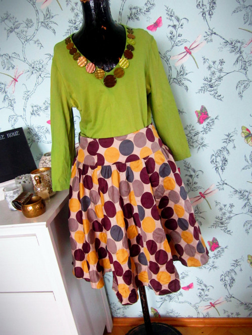 Sukně retro dots — foto 2