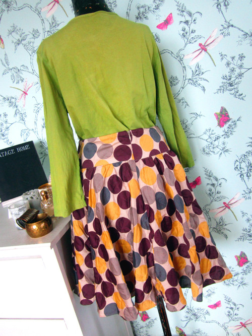 Sukně retro dots — foto 5
