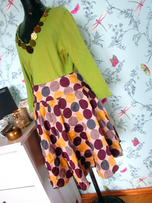 Sukně retro dots — foto 4