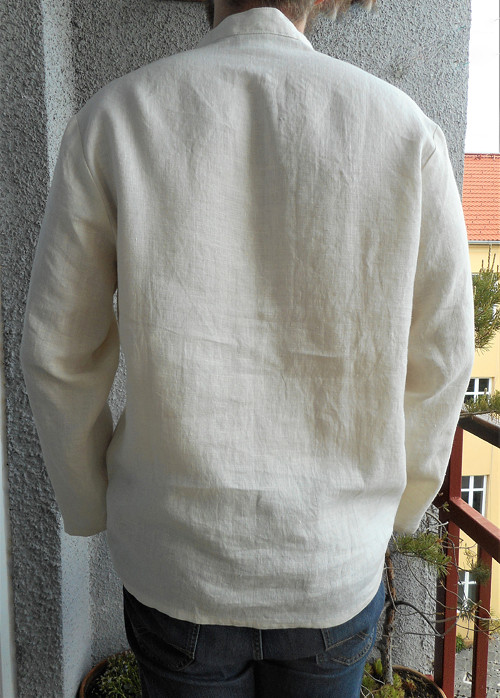Lněná košile bílá — foto 2