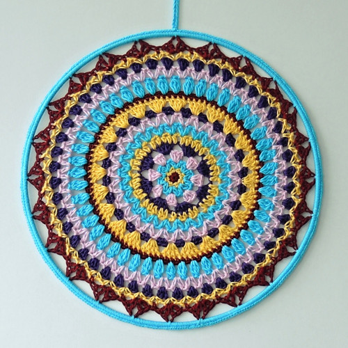 Háčkovaná mandala 25 cm - 6. — foto 3