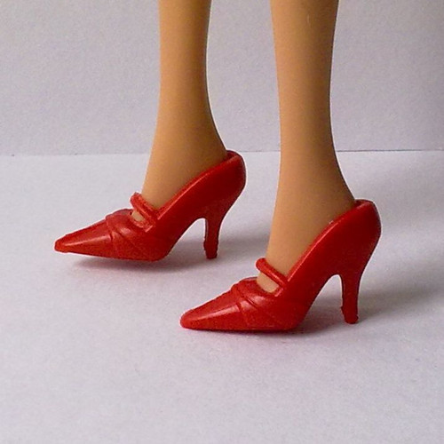 Oblečky pro Barbie - šaty, kabátek + botičky — foto 5