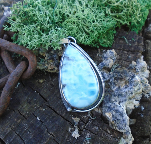 Prívesok Ag 925-Larimar — foto 2