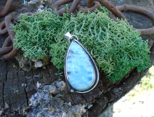 Prívesok Ag 925-Larimar — foto 3