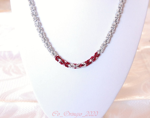 Náhrdelník ALISTEIA I. red silver — foto 3