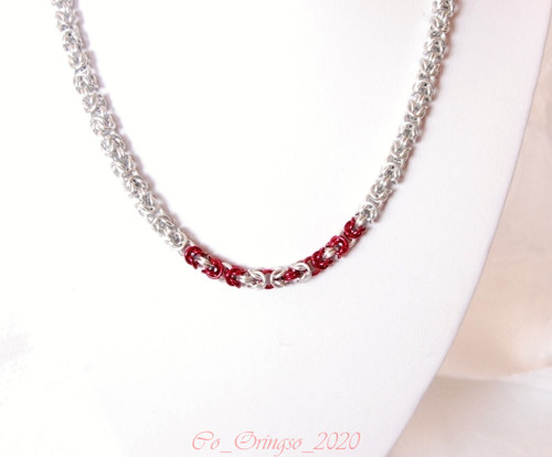 Náhrdelník ALISTEIA I. red silver — foto 2
