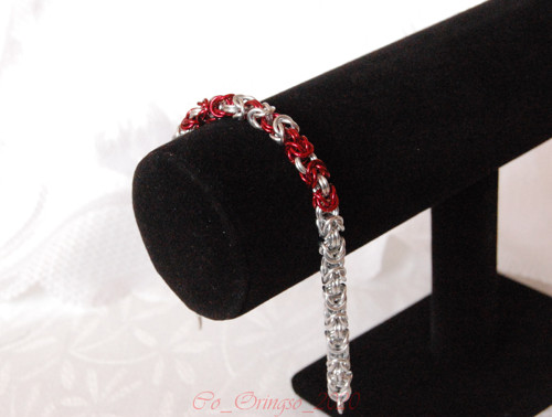 Náramek ALISTEIA I. red silver — foto 2