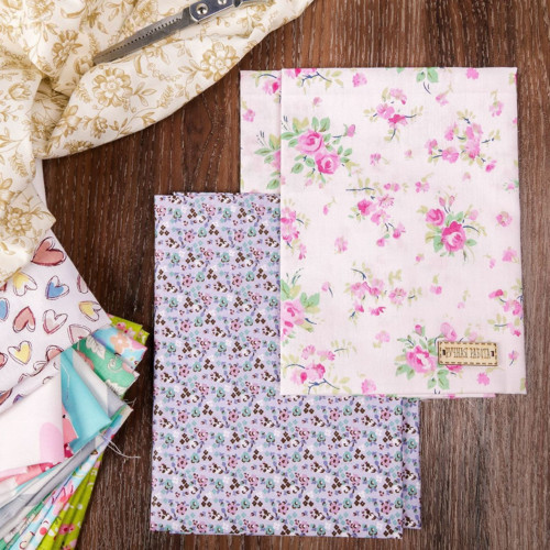 Bavlněné látky pro patchwork, sada - nádech, pro — foto 2