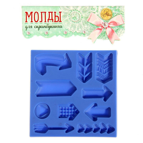 Silikonová formička pro scrapbooking, mix 3D — foto 5