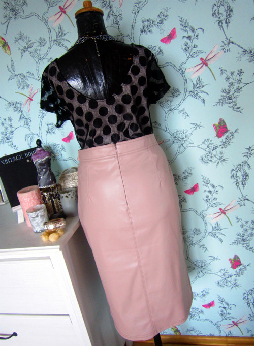 Sukně elegance v powder pink — foto 4