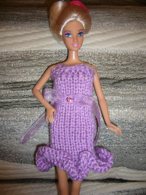 Barbie - šatičky fialové — foto 2