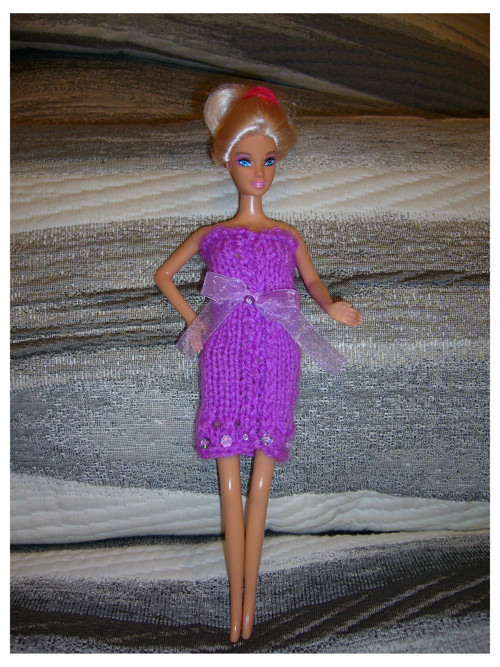 Barbie - šatičky fialové — foto 2