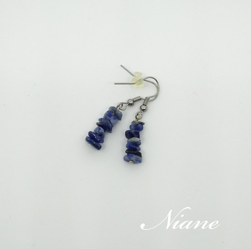 Sodalit - náušnice — foto 2