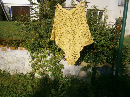 Pončo letní - pampeliškové — foto 3