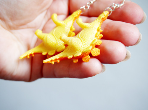 Dinosauří náušnice — foto 6