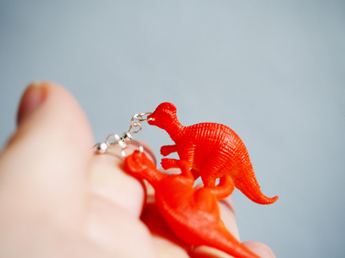 Dinosauří náušnice — foto 5