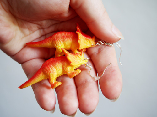 Dinosauří náušnice — foto 5