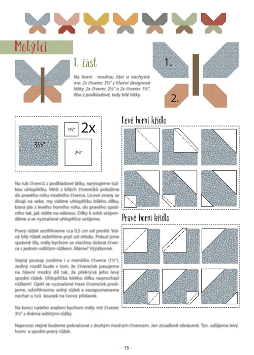 LETNÍ QUILT - tištěný návod — foto 2