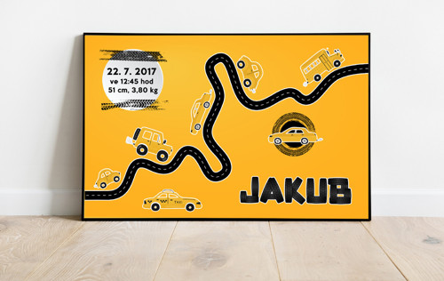 Autíčkový obrázek pro Jakuba — foto 2