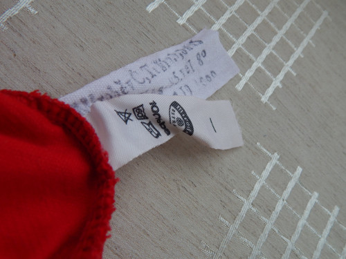 Dívčí kalhotky s laclem a kapsou - 80 — foto 5