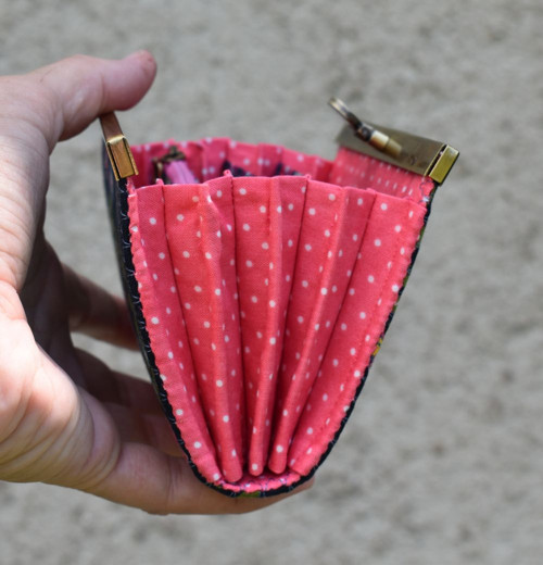 Rámečková peněženka - Folkloreček (12 cm) — foto 4