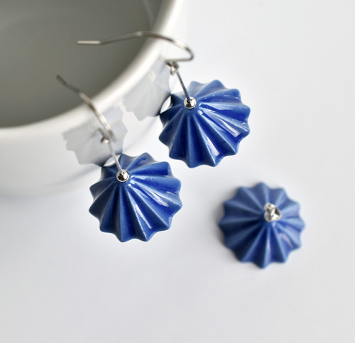 "Paraple" porcelánové náušnice — foto 3