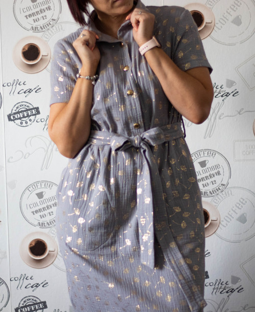 Šaty Sofie šedé — foto 2