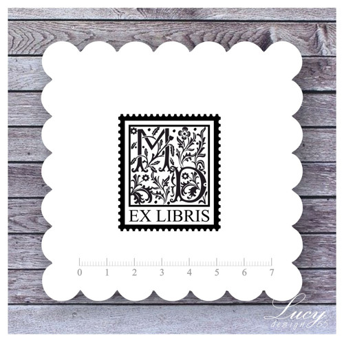 Personalizované ex libris razítko s monogramem — foto 2