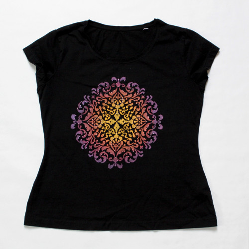 Červenooranžová mandala — foto 2