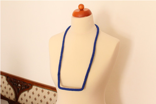 Geometrická elegance královská modř — foto 2
